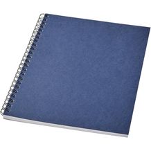 Desk-Mate® A5 farbiges Notizbuch mit Spiralbindung (dunkelblau) (Art.-Nr. CA664490)