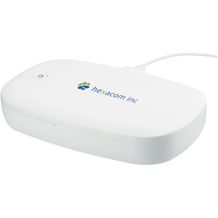 Capsule UV Smartphone Sterilisator mit kabellosem 5 W Ladepad (weiß) (Art.-Nr. CA665032)