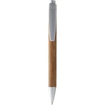 Borneo Bambus Kugelschreiber (natur, silber) (Art.-Nr. CA666793)