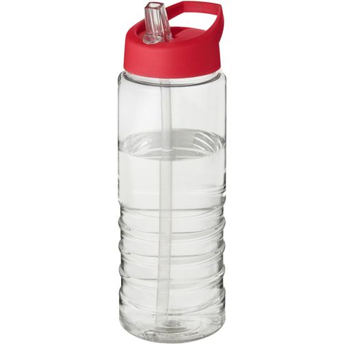 H2O Active® Treble 750 ml Sportflasche mit Ausgussdeckel (Art.-Nr. CA668276) - Einwandige Sportflasche mit geripptem...