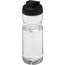 H2O Active® Base Tritan 650 ml Sportflasche mit Klappdeckel (transparent klar, schwarz) (Art.-Nr. CA671018)