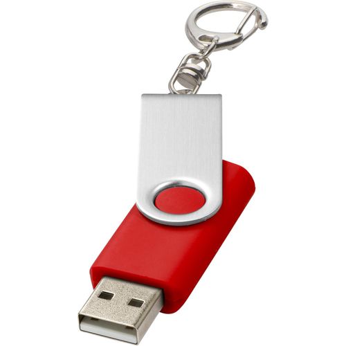 Rotate mit Schlüsselanhänger USB-Stick (Art.-Nr. CA671700) - Klassisches Modell. Schutz durch drehbar...