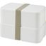 MIYO Doppel-Lunchbox (weiss, kieselgrau) (Art.-Nr. CA671881)