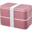 MIYO Renew Doppel-Lunchbox (rosa, weiss) (Art.-Nr. CA679542)