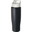 H2O Active® Tempo 700 ml Sportflasche mit Ausgussdeckel (schwarz, weiss) (Art.-Nr. CA682679)