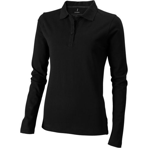 Oakville Langarm Poloshirt für Damen (Art.-Nr. CA682936) - Das Oakville Langarm-Polo für Dame...