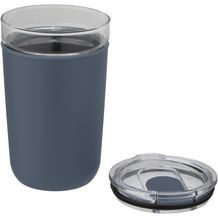 Bello 420 ml Glasbecher mit Außenwand aus recyceltem Kunststoff (eisblau) (Art.-Nr. CA683924)