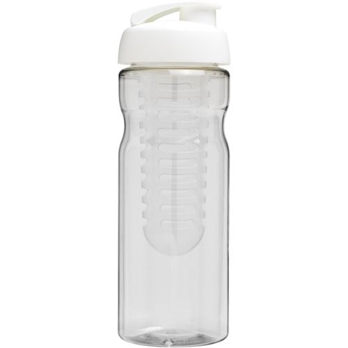 H2O Active® Base 650 ml Sportflasche mit Klappdeckel und Infusor (Art.-Nr. CA695415) - Einwandige Sportflasche mit ergonomische...