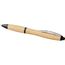 Nash Kugelschreiber aus Bambus (natur, schwarz) (Art.-Nr. CA699140)