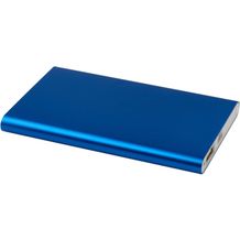 Pep 4000 mAh Type-C Powerbank aus recyceltem Aluminium (royalblau) (Art.-Nr. CA700086)