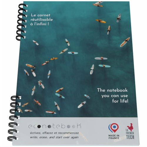 EcoNotebook NA5 wiederverwendbares Notizbuch mit Standardcover (Art.-Nr. CA701219) - Dank seines wasser- und reißfeste...