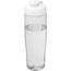H2O Active® Tempo 700 ml Sportflasche mit Klappdeckel (transparent, weiss) (Art.-Nr. CA705003)