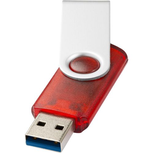 Rotate USB-Stick 3.0 transparent (Art.-Nr. CA707280) - Der Rotate transparente USB-Stick 3.0...