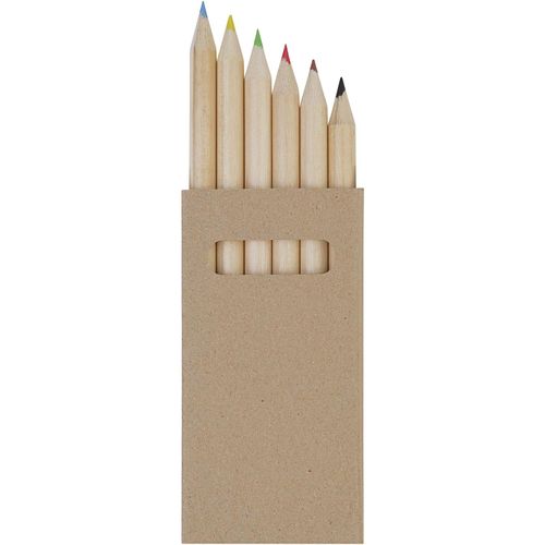 Artemaa Buntstift Malset, 6-teilig (Art.-Nr. CA710599) - Malset mit 6 Stiften aus Pappelholz....