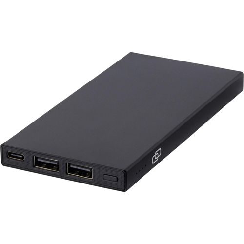 Connect 5000 mAh Powerbank aus recyceltem Aluminium (Art.-Nr. CA714420) - Die elegante Connect Powerbank aus...