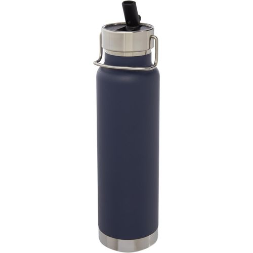 Thor 750 ml Kupfer-Vakuum Sportflasche mit Trinkhalm (Art.-Nr. CA716661) - Langlebige und große doppelwandig...