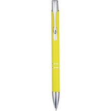 Moneta Kugelschreiber aus recyceltem Aluminium (gelb) (Art.-Nr. CA718961)