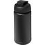 Baseline® Plus 500 ml Sportflasche mit Klappdeckel (Schwarz) (Art.-Nr. CA720171)