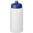 Baseline® Plus grip 500 ml Sportflasche mit Sportdeckel (transparent, blau) (Art.-Nr. CA724593)