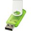 Rotate Transculent USB-Stick (grün) (Art.-Nr. CA727584)