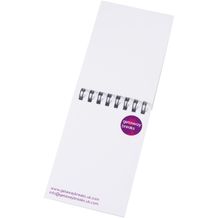 Desk-Mate® A7 Notizbuch mit Spiralbindung [50 Seiten] (weiß, schwarz) (Art.-Nr. CA728874)