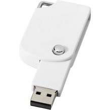 Swivel Square USB-Stick (Weiss) (Art.-Nr. CA728925)