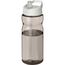 H2O Active® Base 650 ml Sportflasche mit Ausgussdeckel (kohle, weiss) (Art.-Nr. CA730582)