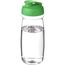 H2O Active® Pulse 600 ml Sportflasche mit Klappdeckel (transparent, grün) (Art.-Nr. CA732780)