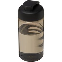 H2O Active® Bop 500 ml Sportflasche mit Klappdeckel (charcoal, schwarz) (Art.-Nr. CA733544)