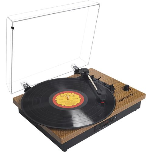 Prixton Studio Vinyl-Plattenspieler (Art.-Nr. CA734433) - Bluetooth®-Plattenspieler mit 2 Lautspr...