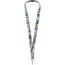 Addie Sublimation Lanyard aus recyceltem PET Kunststoff (schwarz, weiss) (Art.-Nr. CA735751)