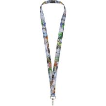 lanyard, lanyards, sublimation, recycled, sustainable (Weiss) (Art.-Nr. CA735751)