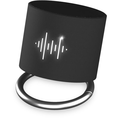 SCX.design S26 Lautsprecher Ring mit Leuchtlogo (Art.-Nr. CA735977) - Kabelloser 3 W Bluetooth® Lautspreche...