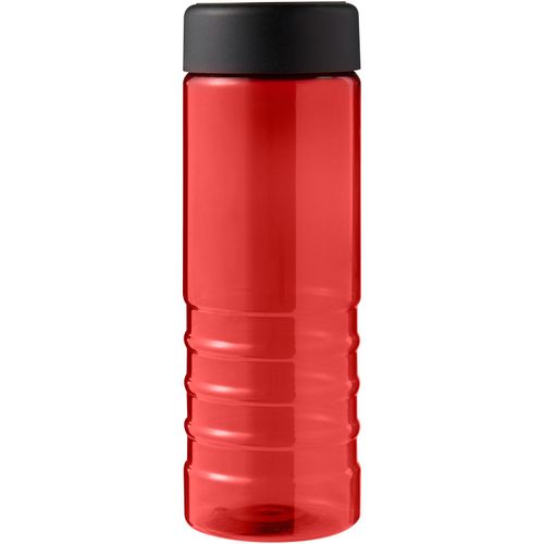 H2O Active® Eco Treble 750 ml Sportflasche mit Drehdeckel (Art.-Nr. CA740946) - Einwandige Wasserflasche mit geripptem...