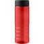 H2O Active® Eco Treble 750 ml Sportflasche mit Drehdeckel (rot, schwarz) (Art.-Nr. CA740946)