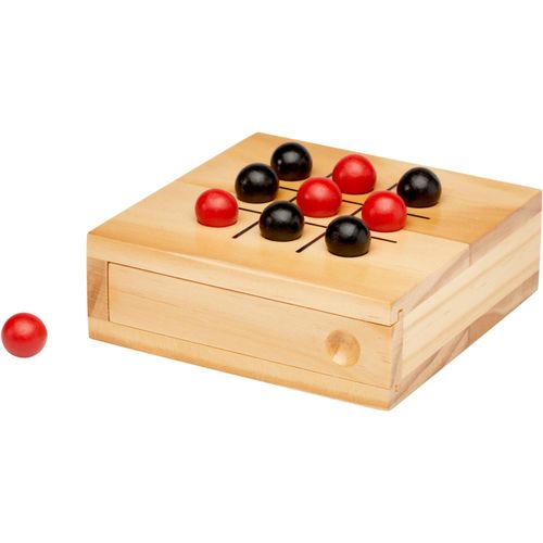Strobus Tic-Tac-Toe Spiel aus Holz (Art.-Nr. CA741407) - Das Tic-Tac-Toe Spiel Strobus aus Holz...