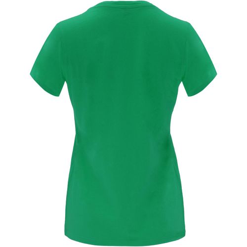 Capri T-Shirt für Damen (Art.-Nr. CA748660) - Tailliertes kurzärmeliges T-Shirt f...