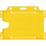 Vega Kartenhalter aus Kunststoff (gelb) (Art.-Nr. CA748822)