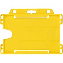 Vega Kartenhalter aus Kunststoff (gelb) (Art.-Nr. CA748822)