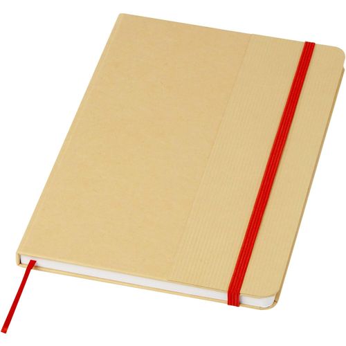 Nelida A5 Hardcover Notizbuch aus recyceltem Karton (Art.-Nr. CA754152) - Hardcover Notizbuch im Format A5 aus...