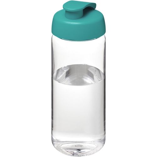 H2O Active® Octave Tritan 600-ml-Sportflasche mit Klappdeckel (Art.-Nr. CA757260) - Einwandige Sportflasche aus strapazierf...