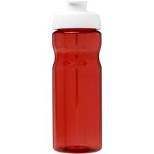 H2O Active® Base Tritan 650 ml Sportflasche mit Klappdeckel (rot, weiss) (Art.-Nr. CA761119)