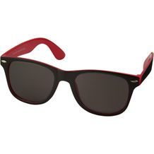 Sun Ray Sonnenbrille mit zweifarbigen Tönen (rot, schwarz) (Art.-Nr. CA762234)