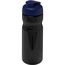 H2O Active® Base 650 ml Sportflasche mit Klappdeckel (schwarz, blau) (Art.-Nr. CA764109)