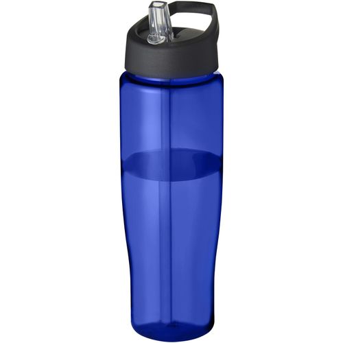 H2O Active® Tempo 700 ml Sportflasche mit Ausgussdeckel (Art.-Nr. CA764338) - Einwandige Sportflasche mit einem...