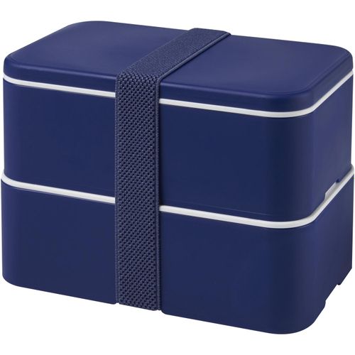 MIYO Doppel-Lunchbox (Art.-Nr. CA765299) - Diese MIYO Doppel-Lunchbox mit zwei 700...