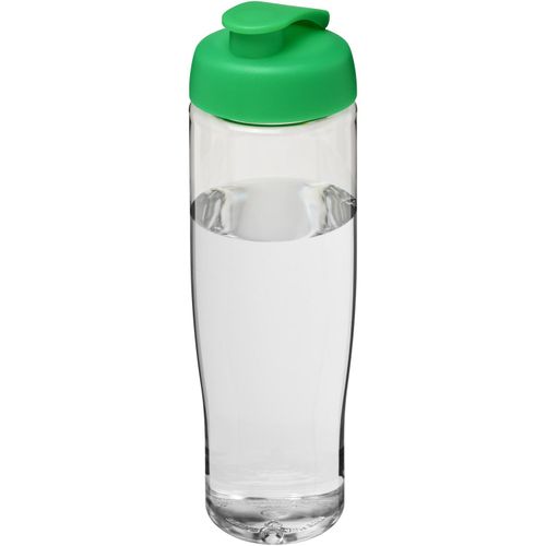 H2O Active® Tempo 700 ml Sportflasche mit Klappdeckel (Art.-Nr. CA767314) - Einwandige Sportflasche mit einem...