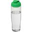 H2O Active® Tempo 700 ml Sportflasche mit Klappdeckel (transparent, grün) (Art.-Nr. CA767314)