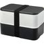 MIYO Renew Doppel-Lunchbox (granitfarben, elfenbeinweiß, schwarz) (Art.-Nr. CA769685)