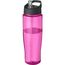 H2O Active® Tempo 700 ml Sportflasche mit Ausgussdeckel (rosa, schwarz) (Art.-Nr. CA770010)